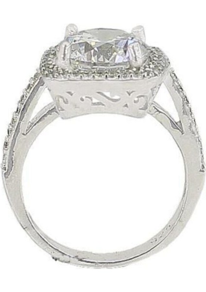 Parlak Taşlı Şık Yüzük, Zarif ve Şık Takı, Kadınlar Için Özel Tasarım