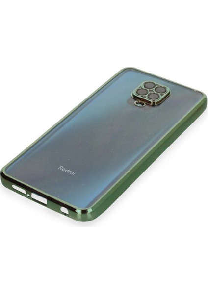 Xiaomi Redmi Note 9 Pro Kılıf Lensli Silikon - Yeşil fırsatları
