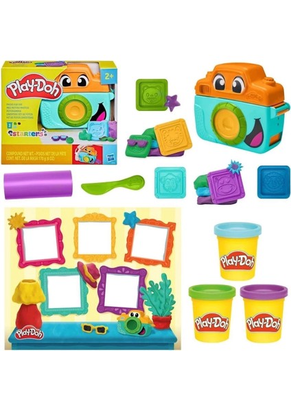 G0502 Play-Doh Eğlenceli Fotoğrafçi Başlangıç Seti+3 Yaş modelleri