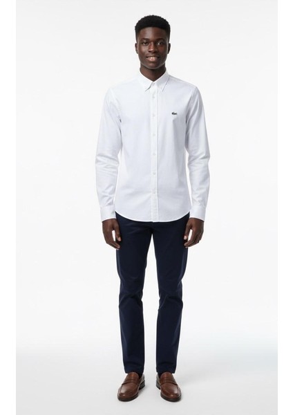 Erkek Slim Fit Pamuk Gömlek