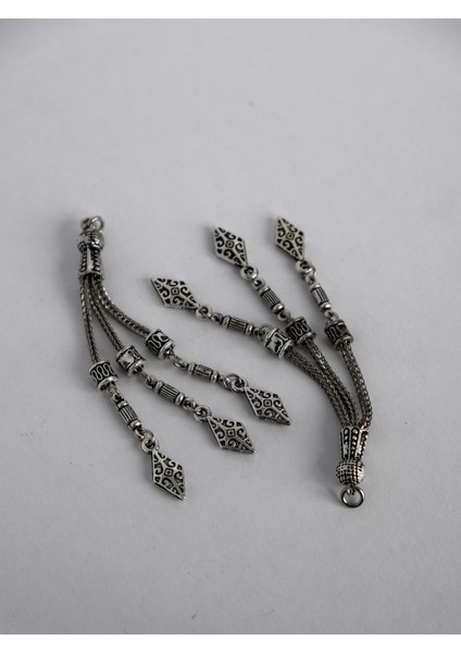 10 Adet Üçlü Karışık Püskül Seti - Doğal Taş, Epoksi ve Takı Yapımı Için Şık ve Dayanıklı modelleri