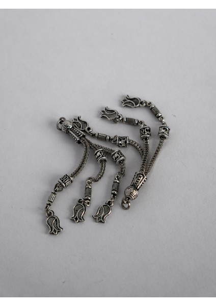 10 Adet Üçlü Karışık Püskül Seti - Doğal Taş, Epoksi ve Takı Yapımı Için Şık ve Dayanıklı