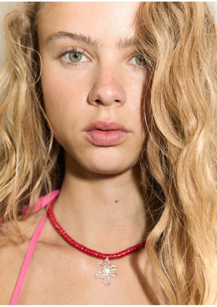 Kadın Renkli Kolye, Şık ve Zarif Takı, 77030638