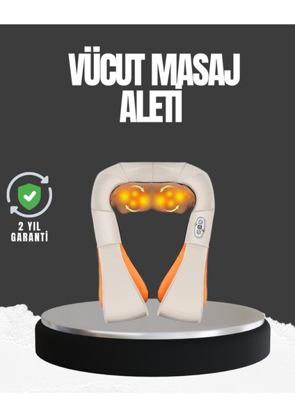 4d Yoğurma Teknolojili Masaj Cihazı, Boyun ve Omuz Rahatlatıcı Yumuşaklık