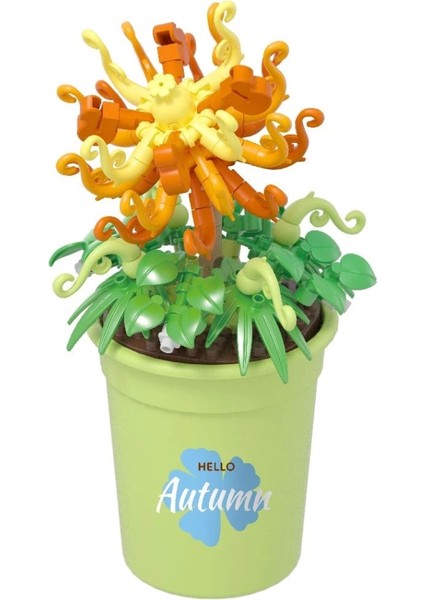 Bfs Saksı Çiçekleri Serisi 3D Puzzle