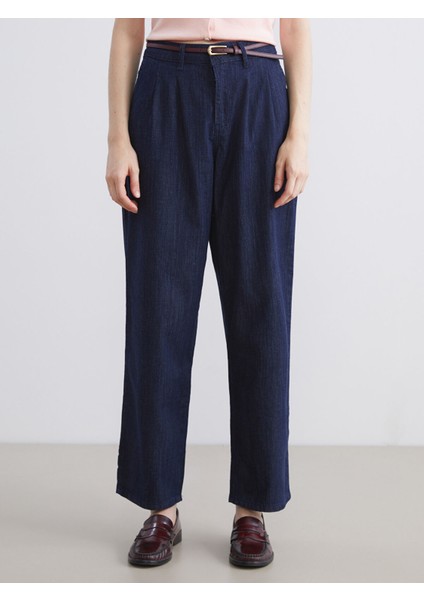 Yeni Sezon Beli Kemerli Wideleg Kadın Jean Pantolon fiyatları