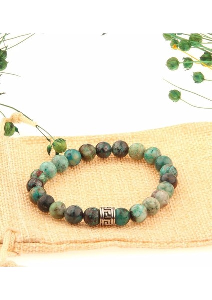 Renkli Doğal Taş Bileklik, 8mm, Şık ve Enerjik Takı Seçeneği fiyatları