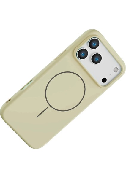 Bfs Apple iPhone 17 Pro Jully Magsafe Kapak - Bej modelleri