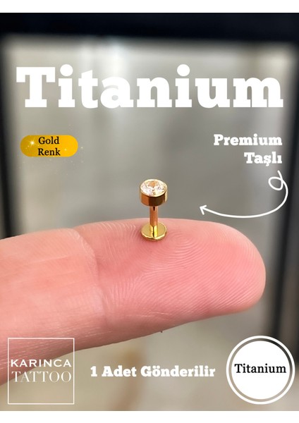 Parlak Taşlı Titanyum Piercing, Helix, Tragus, Kulak, Burun ve Dudak Takımı modelleri