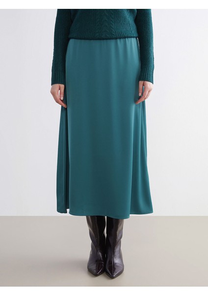 Yeni Sezon Beli Lastikli A Kesim Saten Etek fiyatları