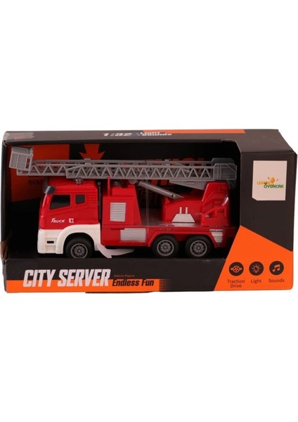 Bfs D-001 Pilli Işıklı Itfaiye Aracı