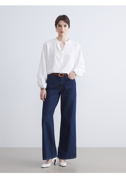 Yeni Sezon Kaçık Yaka Oversize Bluz fiyatları