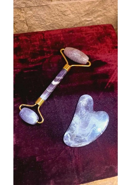 Mermer Tasarımlı Rahatlatıcı Yüz ve Boyun Masaj Aleti modelleri