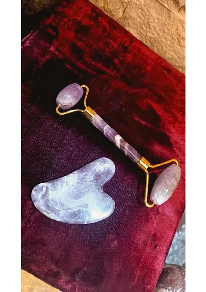 Mermer Tasarımlı Rahatlatıcı Yüz ve Boyun Masaj Aleti fırsatları