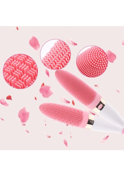360° Dönebilen Pilli Titreşimli Kauçuk Masaj Fırçası Rahatlatıcı modelleri