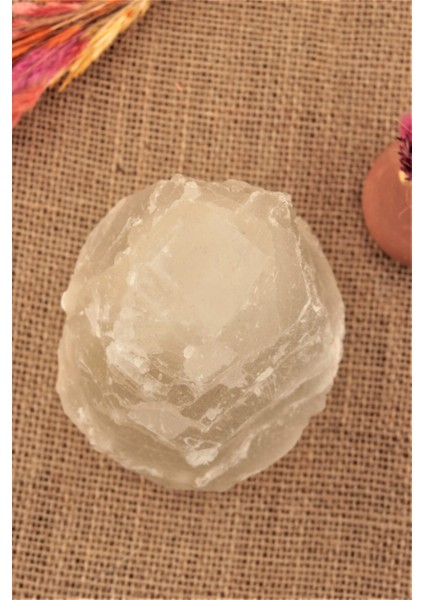 Sertifikalı Selenit Doğal Taş, Özel Şekil, Beyaz Renkli, Enerji Dengeleyici Tasarım modelleri