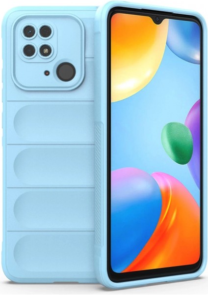 Xiaomi Redmi 10C Kılıf Optimum Silikon - Sky Blue