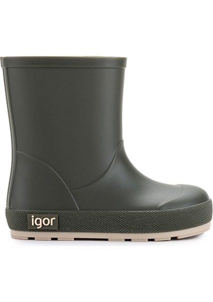 W10294 Yogı Dk Haki Erkek Çocuk Yağmur Çizmesi