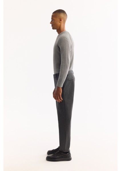 Erkek Antrasit Yanı Lastikli Viskon Karışımlı Slim Fit Chino Pantolon A52Y3053 fiyatları