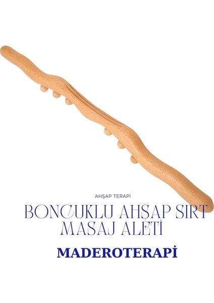 Ahşap Sırt Masaj Küreği, Rahatlatıcı ve Ferahlatıcı Etki Sağlar