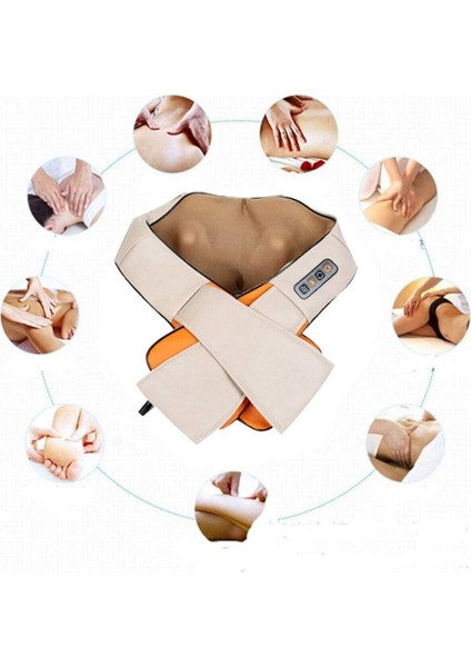 Ayarlanabilir Tüm Vücut ve Boyun Masaj Kemeri Yastığı, Rahatlatıcı Masaj Aleti fiyatları