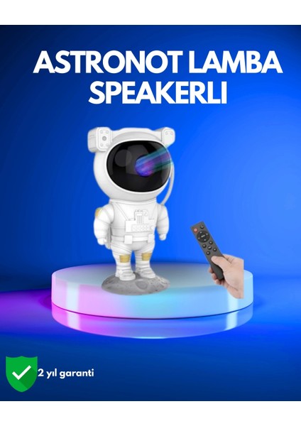 Ayarlanabilir Parlaklık ve Zamanlayıcı Modlu Astronot Lamba