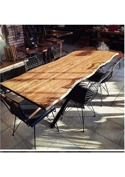 Ahşap Kütük Tasarımlı Çok Amaçlı Masalar ve Banklar, Kahverengi Renkli fiyatları