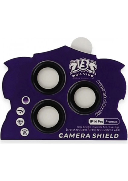 iPhone 14 Pro Max Bilvis Titan Kamera Lens - Derin Mor fiyatları