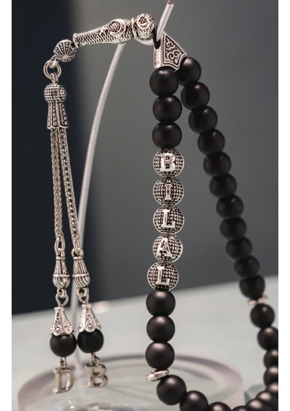 El Yapımı Oniks Taşlı Kişiye Özel Tesbih, Doğal ve Şık Hediyelik Alternatif modelleri