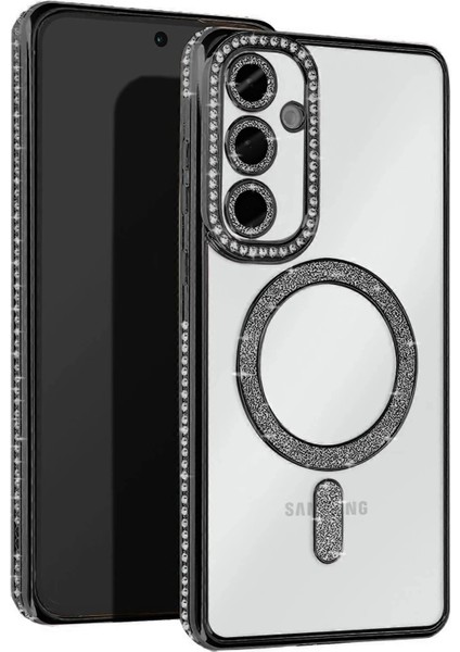 Bfs Samsung Galaxy A15 4g Joke Simli Magneticsafe Kılıf - Siyah