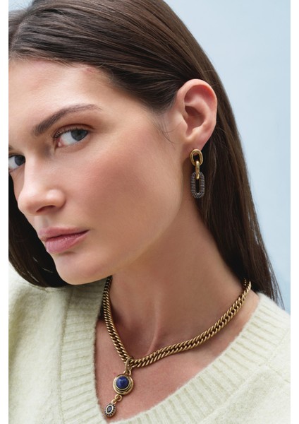 Lapis Taşlı Zincir Kolye, Şık ve Zarif Aksesuar, Mükemmel Hediye Seçeneği. modelleri