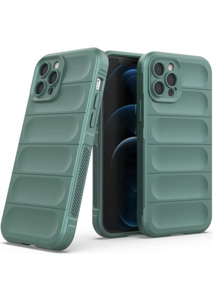 iPhone 12 Pro Kılıf Optimum Silikon - Koyu Yeşil fiyatları