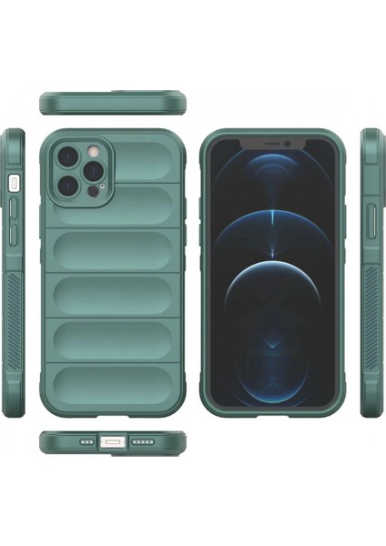 iPhone 12 Pro Kılıf Optimum Silikon - Koyu Yeşil modelleri