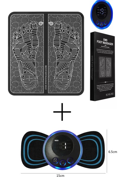 Iki Parçalı Elektronik Masaj Aleti, 8 Mod, 19 Kademeli, Dijital Ekranli