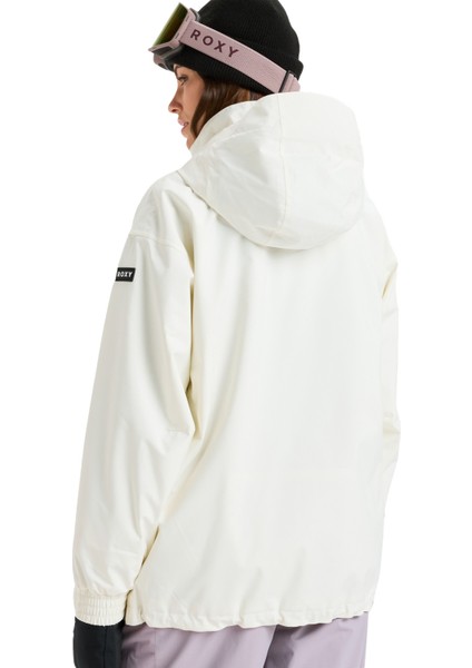 Landscape Jk Kadın Beyaz Snowboard Ceketi