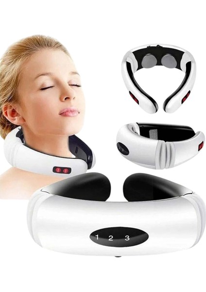 USB Şarjlı, Manyetik, Boyun ve Omuz Masaj Aleti, Fizik Tedavi Cihazı