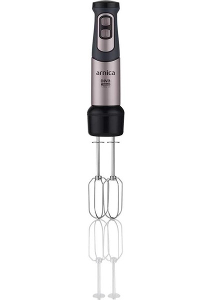 GH21593 Diva Trend El Blender Seti, 1200 W, Paslanmaz Çelik Bıçak, 1.2 L Hazne, Rose fırsatları