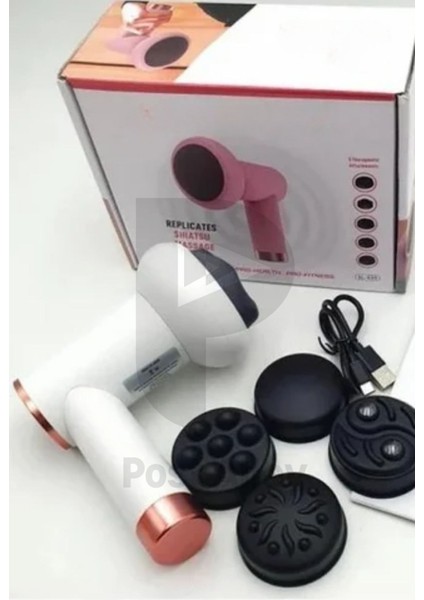 6 Modlu, Çok Amaçlı Titreşimli Vücut Masaj Aleti, Rahatlatıcı ve Şekillendirici fırsatları