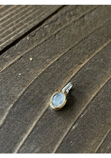 925 Ayar Gümüş Ay Taşı Detaylı Şık Kolye Ucu, Zarif ve Minimal Tasarım fiyatları