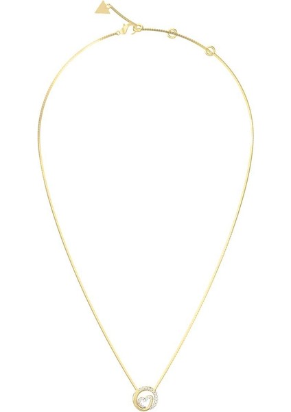 Kalpli Kadın Şık Altın Kolye, Zarif ve Modern Tasarım, Şıklığınızı Tamamlar.