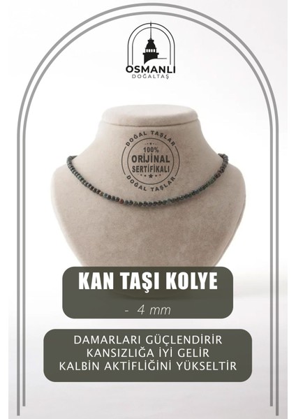 4mm Çok Renkli Doğal Taş Dizi Kolye, Enerji ve Şıklık Sunar