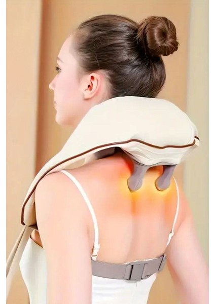 Kablosuz Elektrikli Boyun ve Sırt Masaj Aleti Yoğurma Yastığı fiyatları