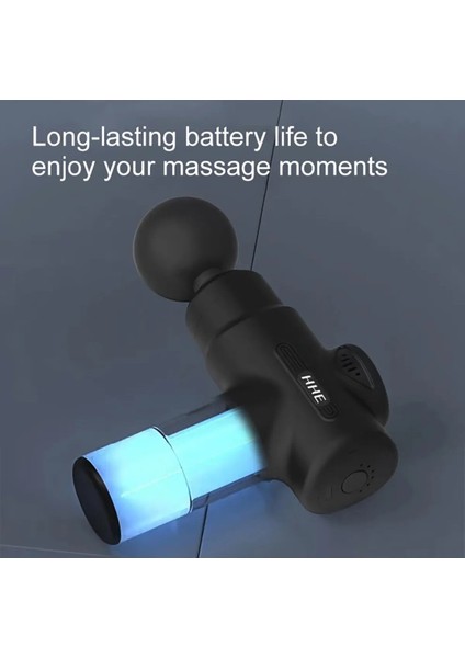 Titreşimli Mini Masaj Tabancası, 4 Başlıklı, 6 Kademeli, Şarjlı, Type C Girişli modelleri