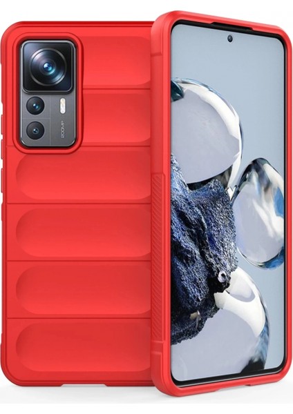 Xiaomi Mi 12T Pro Kılıf Optimum Silikon - Kırmızı