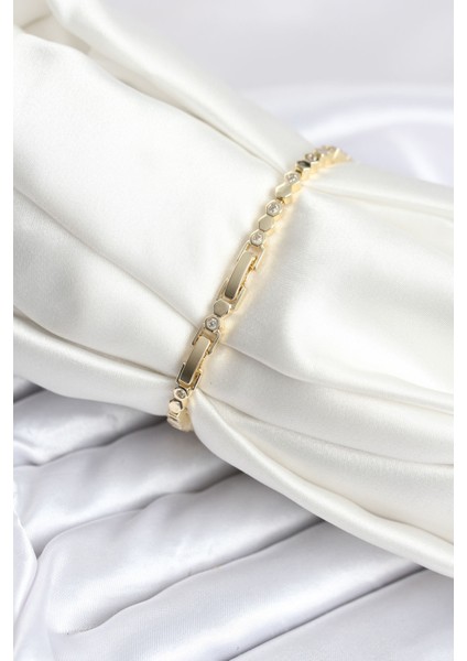 Pirinç Gold Renk Ince Petek Model Kadın Bileklik fiyatları