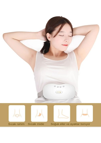 Şarjlı Kızılötesi Kadın Rahim Isıtıcı Masaj Kemeri, Konfor ve Rahatlık Sağlar