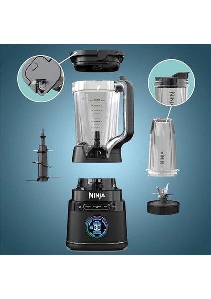 Detect Duo Blendsense, Blender ve Smoothie Maker, 2'si 1 Arada Mikser, 1200 W, 2.1 L Sürahi ve fiyatları