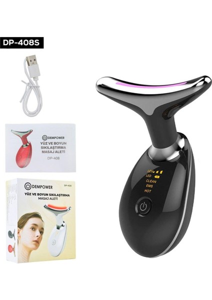 Yüz ve Boyun Sıklaştırma Masaj Aleti, Cilt Yenileme ve Rahatlatıcı Bakım Sağlar