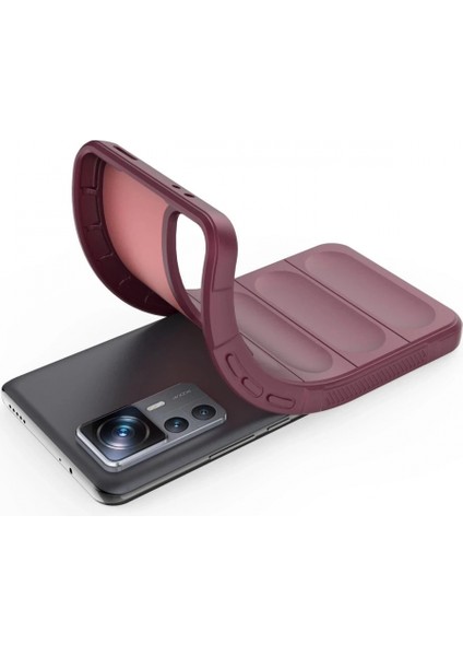 Xiaomi Mi 12T Pro Kılıf Optimum Silikon - Bordo fırsatları