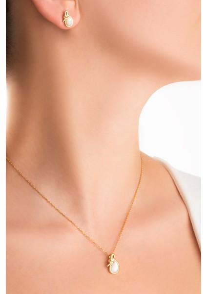 Parıltılı 43 cm Sarı Altın Kaplama Gümüş Kolye, Şık ve Zarif Tasarım fiyatları